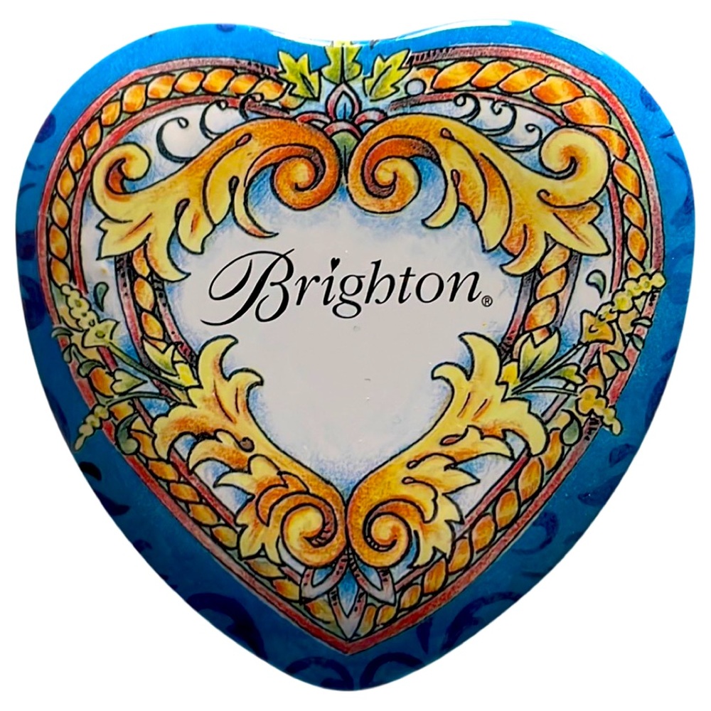 Brighton Silver Plated 3 Heart Key Chain & Love & Joy Crossbody Pouch - Picture 5 of 10